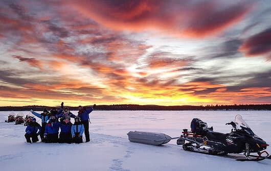snowmobiling